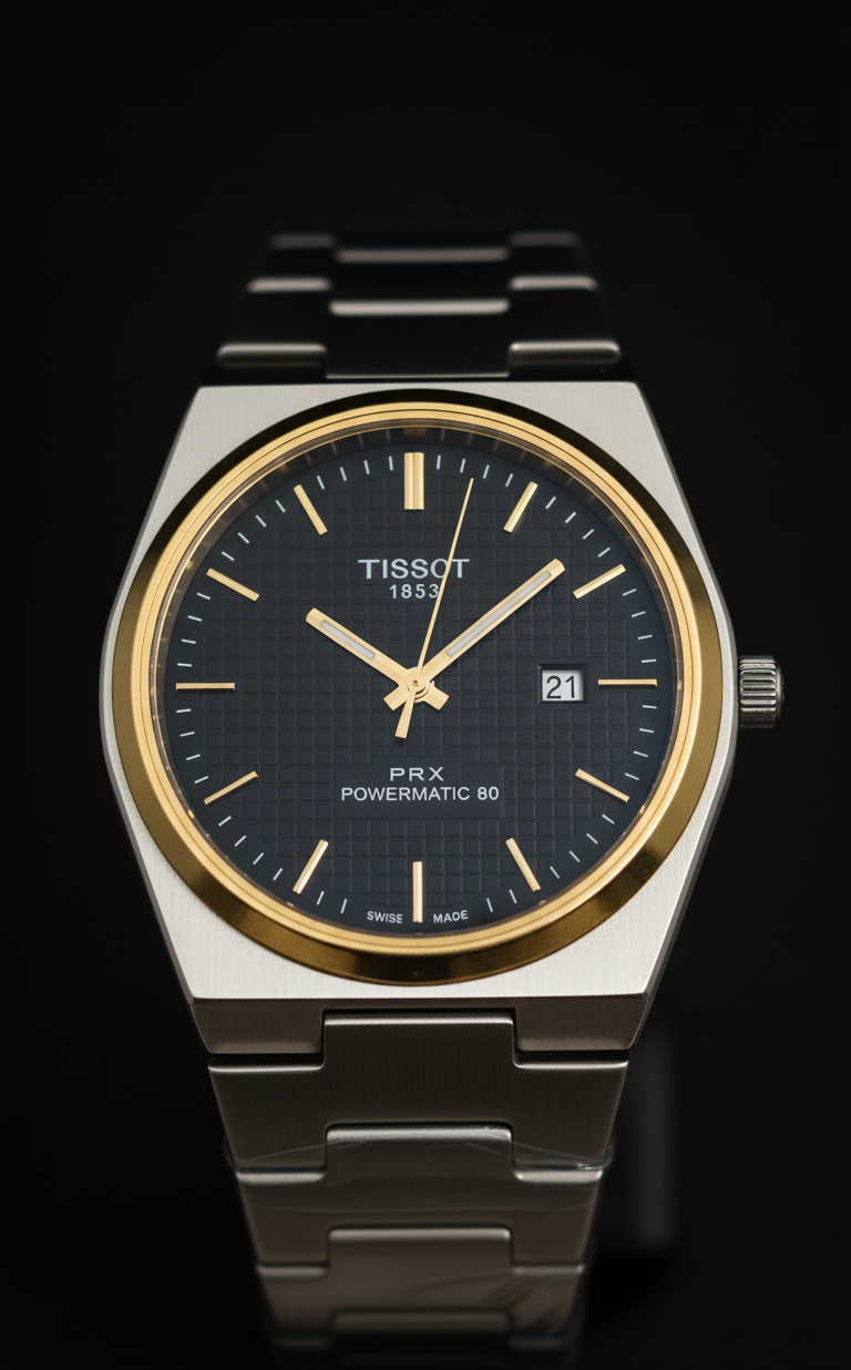 Tissot PRX "Night & Gold"