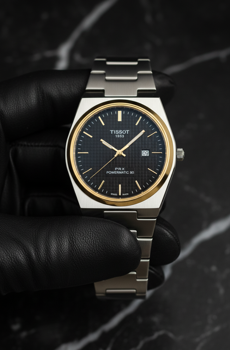 Tissot PRX "Night & Gold"