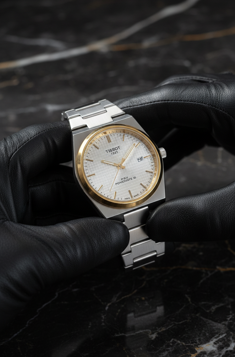 The Tissot PRX "Golden Elegance"